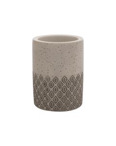 Ποτηροθήκη Τσιμέντο Ø7,6*10,1cm Native Beige-Brown Estia Home Art 02-11918