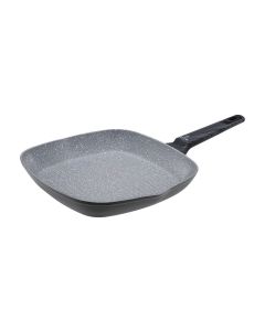 Γκριλιέρα 28cm Αντικολλητική Πρεσσαριστού Αλουμινίου Estia Home Art Cuisson 01-11086