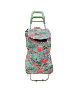 Καρότσι Λαϊκής Υφασμάτινο Floral 35,5x22xH95,7cm 36lt Estia Home Art  Lux 04-3357