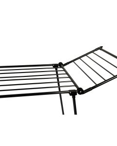Απλώστρα Δαπέδου 1,75x1,07x60cm  Μεταλλική Πτυσσόμενη Estia Home Art Black 04-14223