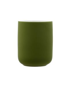 Ποτηροθήκη Μπάνιου Κεραμική Λαδί 7,5xH9,7cm Estia Home Art Olive Series 02-14841