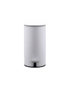 Χαρτοδοχείο Μπάνιου Soft Close Slim 5lt Λευκό Ματ Estia Home Art 02-14575