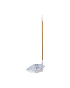 Φαράσι Λευκό Μαρμαριζέ με Κοντάρι Estia Home Art Bamboo Essentials Marble 04-14377