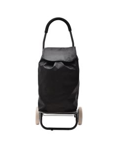 Καρότσι Λαϊκής 46lt Υφασμάτινο Μαύρο 35,5x23,5x95,8cm Estia Home Art Neo 04-14940