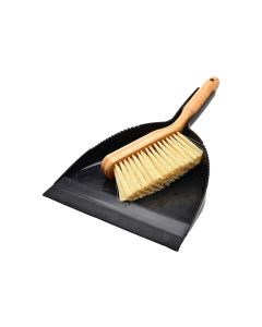 Σκούπα με Φαράσι Χειρός Μαύρο Estia Home Art Bamboo Essentials 04-14285