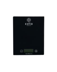 Ζυγαριά Κουζίνας Ηλεκτρονική max 5 kg Black Estia Home Art 01-8826