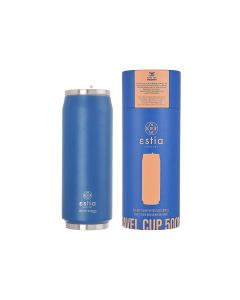 Θερμός 500ml Travel Cup Denim Blue Save The Aegean Estia Home 01-12076