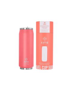 Θερμός Travel Cup 500ml Save the Aegean Fusion Coral Estia Home Art 01-9878