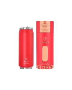 Θερμός 500ml Travel Cup Scarlet Red Estia Home Art  Save the Aegean 01-9854