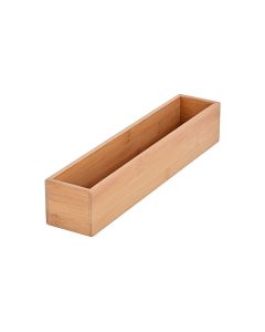 Κουτί Οργάνωσης Συρταριού 8x38x7cm Estia Home Art Bamboo Essentials 03-17576
