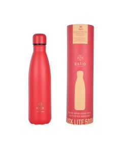 Θερμός Flask Lite Save the Aegean 500ml Scarlet Red Estia Home Art 01-18054