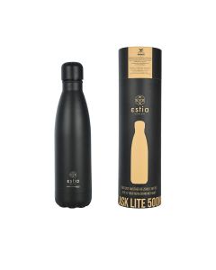 Θερμός Flask Lite Save the Aegean 500ml Midnight Black Estia Home Art 01-17989