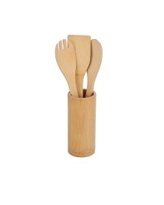 Εργαλεία Μαγειρικής με Θήκη Σετ 4 τμχ. Estia Home Art Bamboo Essentials 02-18191