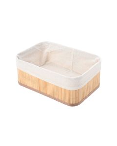 Καλάθι Οργάνωσης με Επένδυση 30x20cm Estia Home Art Bamboo Essentials 02-19662