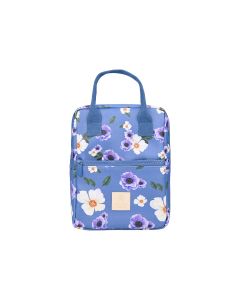 Τσάντα Φαγητού Ισοθερμική 20x14xH27cm 7lt Estia Home Art Save the Aegean Garden Blue 01-22624
