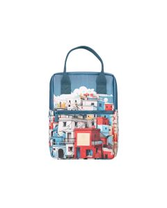 Τσάντα Φαγητού Ισοθερμική 20x14xH27cm 7lt Estia Home Art Save the Aegean Urban Mythos 01-22587