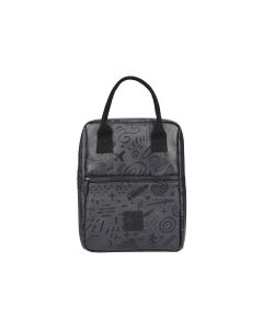 Τσάντα Φαγητού Ισοθερμική 20x14xH27cm 7lt Estia Home Art Save the Aegean Noir Echo 01-22389