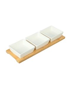 Μπολάκια με Βάση Bamboo Σετ 4τμχ. Estia  Bamboo Essentials 01-20231