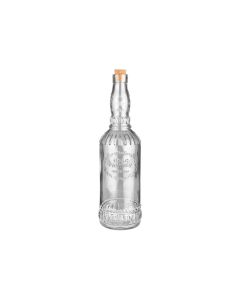 Μπουκάλι Γυάλινο 720ml με Καπάκι Φελλού Estia Home Art 01-21849