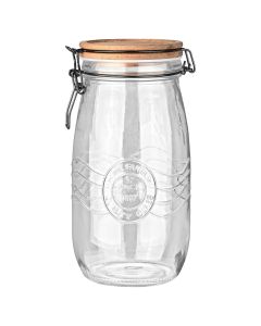 Δοχείο Αποθήκευσης Γυάλινο 2000ml με Καπάκι Κλιπ Estia Home Art Allure 01-23928