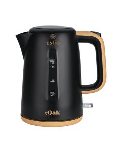 Βραστήρας  2200w 1,7lt Μαύρος Πλαστικός Estia Home Art Oak 06-24659