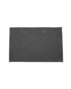 Ταπέτο Μπάνιου 80x50cm Πολυεστέρα Ανθρακί Estia Home Beads 02-20699