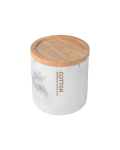 Δοχείο για Βαμβάκι Estia Home Art Marble 02-21818