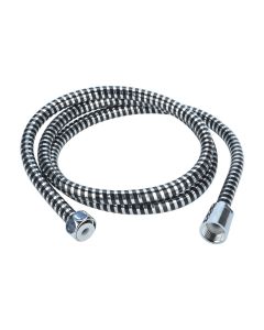 Σπιράλ Ντους Ασημί-Μαύρο 1,5m Estia Home Art 02-23829