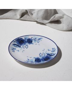 Πιάτο Ρηχό Πορσελάνινο 20cm Estia Home Art Blue Rose 07-16111