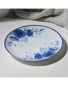 Πιάτο Ρηχό Πορσελάνινο 27cm Estia Home Art Blue Rose 07-16098