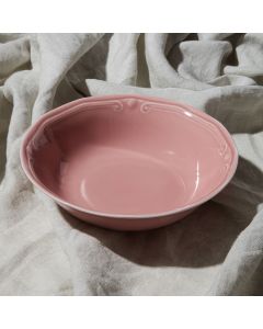 Μπωλ 16,5cm Πορσελάνινο Ανάγλυφο Estia Home Art Athénée Rose 07-13615