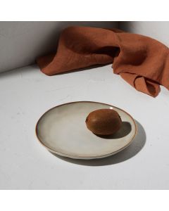 Πιάτο Ρηχό 21cm Stoneware Estia Home Art Vignette Ivory 07-24420