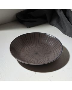 Πιάτο Βαθύ Πορσελάνινο 23cm Ανθρακί Estia Home Art Nordic 07-15695