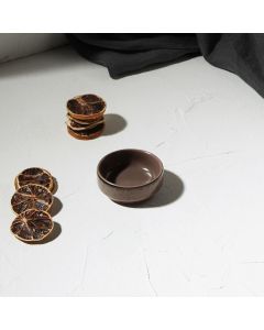Μπωλ για Ντιπ Πορσελάνινο 6,5cm Estia Home Art Terra Grey 07-16302