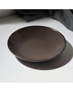 Πιάτο Βαθύ Πορσελάνινο 23cm Estia Home Art Terra Grey 07-16210