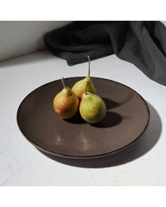 Πιάτο Ρηχό Πορσελάνινο 21cm Estia Home Art Terra Grey 07-16227