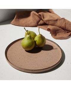 Πιάτο Ρηχό Κάθετο Πορσελάνινο 26cm Estia Home Art Terra Salmon 07-16067
