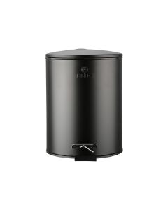 Χαρτοδοχείο Μπάνιου Soft Close 5lt Μαύρο Ματ  Classic Estia Home Art 02-3791