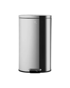 Κάδος Απορριμάτων 30lt Soft Close Inox Estia Home Art Ovoid 02-21467
