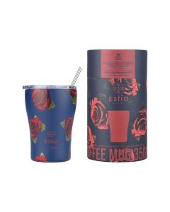 Θερμός Coffee Mug 350ml Estia Home Art Save the Aegean Electric Roses 01-22969