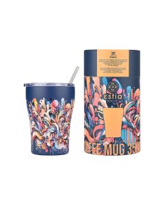 Θερμός Coffee Mug 350ml Estia Home Art Save the Aegean Vibrant Vortex 01-22921