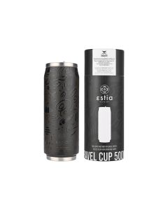 Θερμός 500ml Travel Cup Noir Echo Estia Home Art  Save the Aegean 01-22631