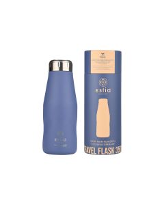 Θερμός 350ml Travel Flask Εstia Home Art Save The Aegean Denim Blue 01-22341