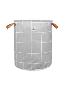 Καλάθι Απλύτων 60lt 40x40x50cm Πτυσσόμενο με Χερούλια Estia Home Art Checkerd 02-25489