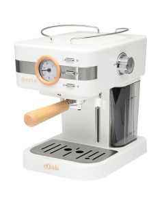 Μηχανή Espresso Λευκή 950w 15 Bar 1,5lt Estia Home Art Oak 06-18993