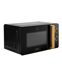 Φούρνος Μικροκυμάτων Μαύρος 700w 20lt  Estia Home Art Oak 06-25915