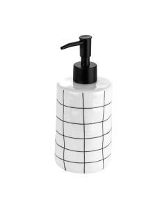 Αντλία Υγρού Σαπουνιού 400ml Κεραμικό Λευκό 7,5x18cm Estia Home Art Cage 02-27612