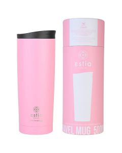 Θερμός 450ml Travel Mug Save the Aegean Blossom Rose Estia Home Art 01-20354