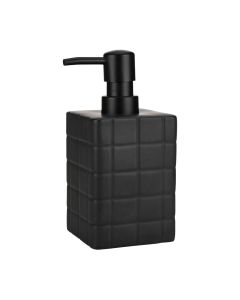 Ανλία Σαπουνιού Μαύρη Κεραμική 450ml 7,5x13cm Estia Home Art Tiles 02-27698