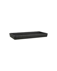 Δίσκος Μπάνιου 20x10x2cm Κεραμικός Μαύρος Estia Home Tiles 02-27711